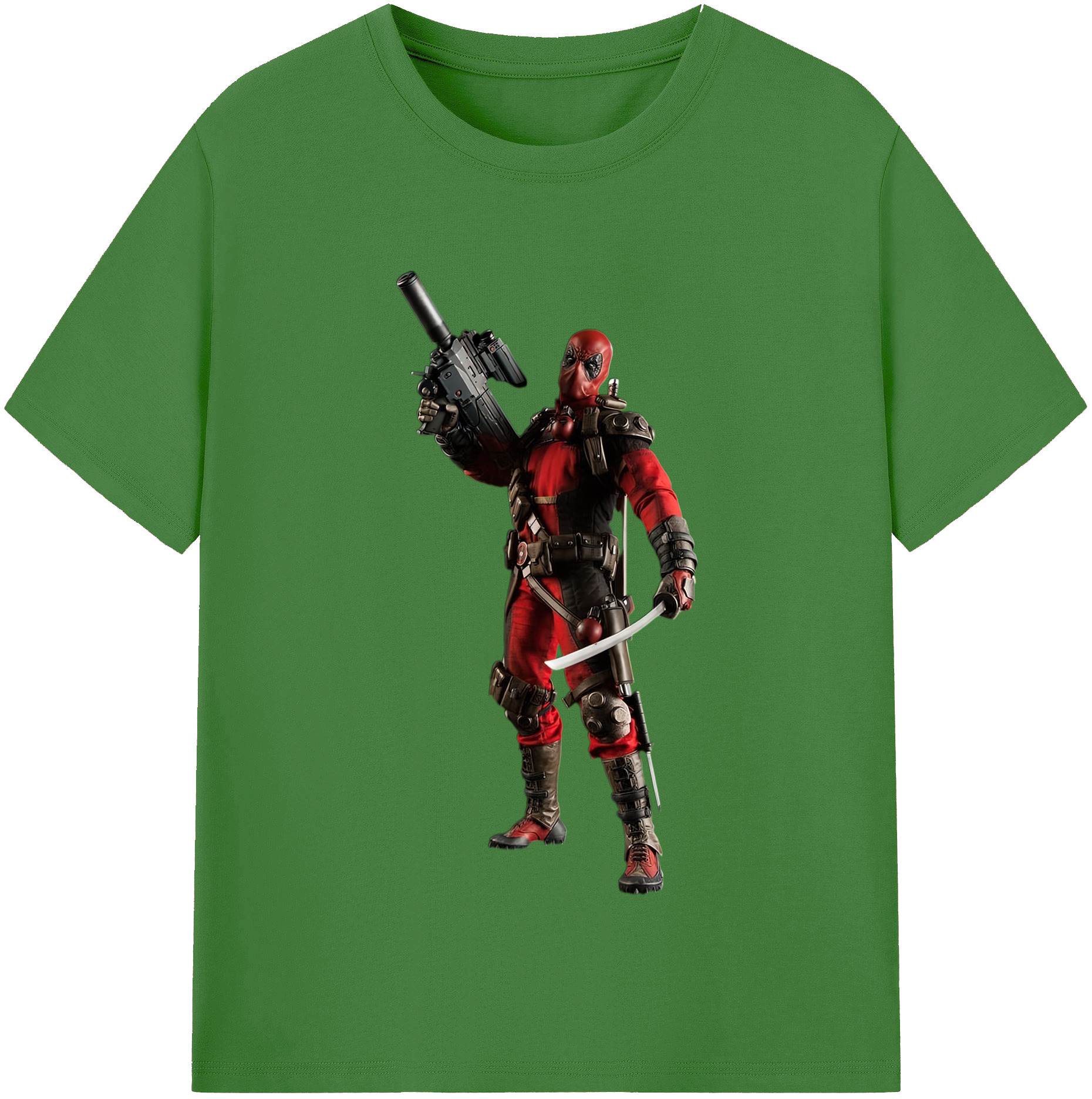 （画像用） Deadpool デッドプール レディースカジュアルプリントTシャツ（綿100％）